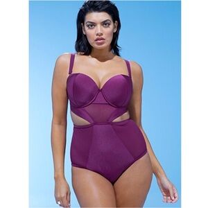 Swimsuits For All Gabifresh x Reflection Underwire Monokini 12 D/DD NWT